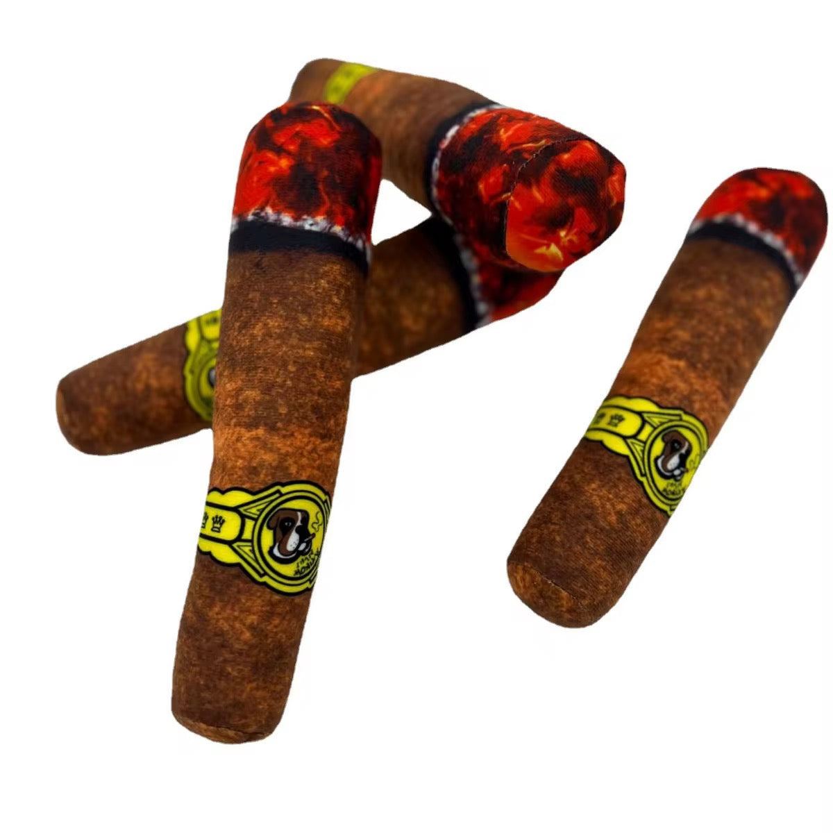 Grappige sigaar knuffel met piepje